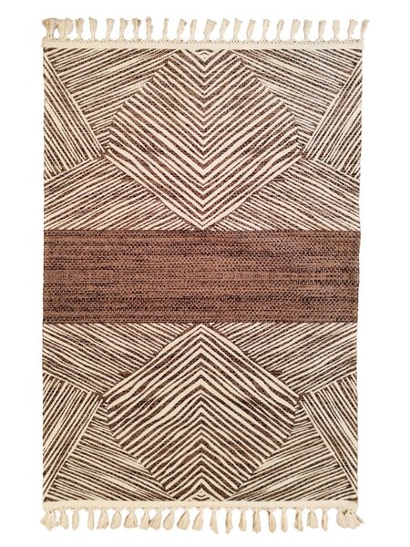 Tapis de salon TINGHIR 300 x 400 cm - Marron