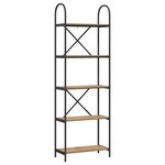 vidaXL Étagère chêne artisanal 60 x 30 x 183 cm Bois d'ingénierie