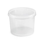 Seau transparent 15 l (lot de 10)