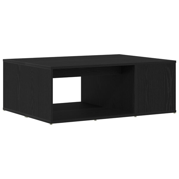 vidaXL Table Basse Chêne Noir 90x67x33 cm Bois d'Ingénierie