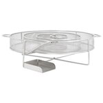 vidaXL Générateur de fumée froide rond 19 5 cm acier inoxydable