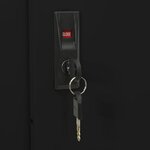 vidaXL Armoire de bureau et porte coulissante Anthracite 90x40x180 cm