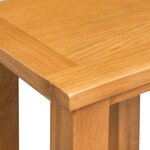 vidaXL Tables d'appoint 2 Pièces 27 x 24 x 37 cm Bois de chêne massif