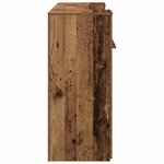 vidaXL Bureau de réception vieux bois 200x50x103 5cm bois d'ingénierie
