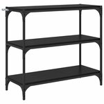 vidaXL Bibliothèque Chêne noir 80 x 33 x 70 5 cm