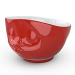 Grand bol rouge bisou en porcelaine tassen 500 ml