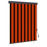 vidaXL Store roulant d'extérieur 140x250 cm Orange et marron