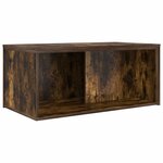 vidaXL Ensemble de tables basses 2 Pièces Chêne fumé Bois d'ingénierie