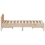 vidaXL Cadre de lit sans matelas 140x200 cm bois massif de pin