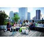 Pot de fleurs rond haut Loft Urban Ø 28 cm - Blanc