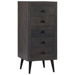 vidaXL Buffet Bois massif de manguier 40x40x91 cm