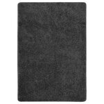 vidaXL Tapis shaggy antidérapant Gris 120x170 cm