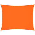 vidaXL Voile de parasol tissu oxford rectangulaire 3x6 m orange