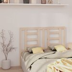 vidaXL Tête de lit 126x4x100 cm Bois massif de pin