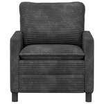 vidaXL Canapé Gris foncé 76 x 81 x 87 5 cm Polyester