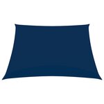 vidaXL Voile de parasol tissu oxford carré 2 5x2 5 m bleu