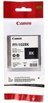 Encre originale pfi-102bk 130 ml noire ipf500/ipf600/ipf700 canon