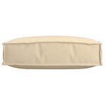 vidaXL Coussin Beige 60 x 60 x 12 cm Tissu Oxford