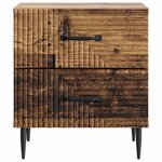 vidaXL Cabinet de chevet 2 Pièces Bois ancien 43 x 34 5 x 47 5 cm