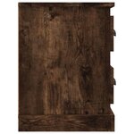 vidaXL Meuble TV chêne fumé 102x35 5x47 5 cm bois d'ingénierie
