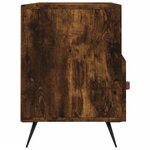 vidaXL Meuble TV chêne fumé 102x36x50 cm bois d'ingénierie