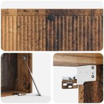 vidaXL Meuble TV mural Bois ancien 98 x 41 x 30 cm Bois d'ingénierie