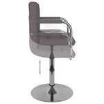 vidaXL Chaise de salle à manger Taupe Tissu