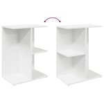 vidaXL Tables de chevet 2 Pièces blanc 46 5x29x61 cm bois d’ingénierie