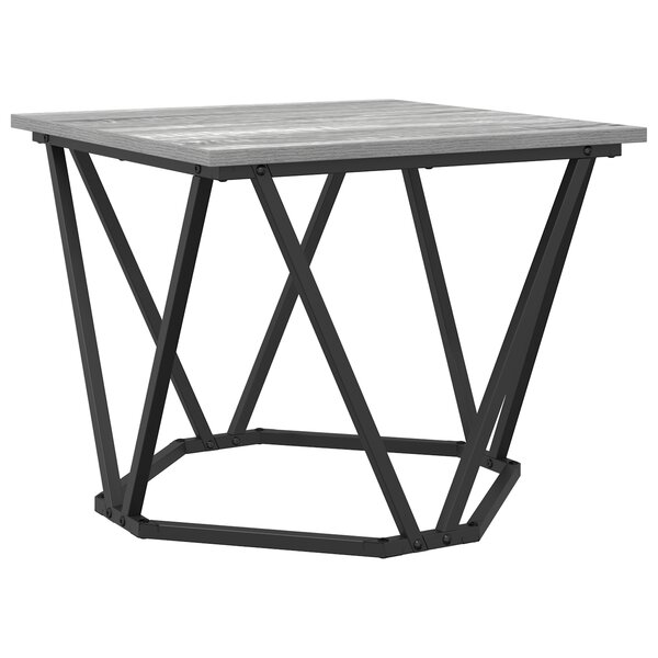 Tables d'appoint vidaXL 3 Pièces Gris Sonoma en bois d'ingénierie