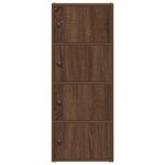 vidaXL Bibliothèque chêne marron 40x24x102 cm bois d'ingénierie