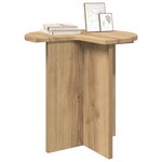vidaXL Table d'appoint 2 pièces Chêne artisanal Ø 39 x 38 cm
