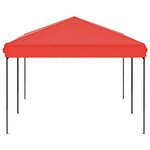 vidaXL Tente de réception pliable Rouge 3x6 m