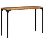 vidaXL Table console 120 x 35 x 76 cm Bois de récupération massif