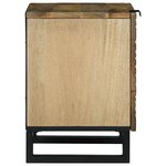 vidaXL Cabinets de Chevet 2 Pièces 40x33.5x46 cm Bois Massif de Manguier