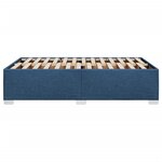 vidaXL Cadre de lit Bleu 120 x 200 cm Tissu