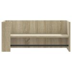 vidaXL Étagère murale chêne sonoma 70 5x35x30 5 cm bois d'ingénierie