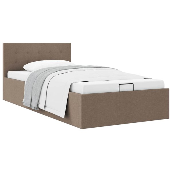 vidaXL Cadre de lit à rangement hydraulique sans matelas 100x200 cm