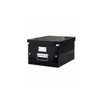Boîte de rangement Click & Store WOW  A4  noir LEITZ