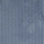 vidaXL Coussins de siège 2 pc Tissu en velours côtelé Bleu Ø 80 cm