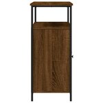 vidaXL Buffet chêne marron 100x35x80 cm bois d'ingénierie