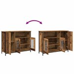 vidaXL Buffet Bois ancien 100 x 35 x 75 cm Bois d'ingénierie