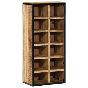 vidaXL Cabinet à chaussures avec stockage Marron 50 x 30 x 110 cm