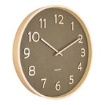 Horloge ronde en bois pure  40 cm
