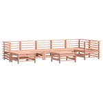 vidaXL Salon de jardin 8 Pièces avec coussins bois massif douglas
