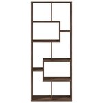 vidaXL Étagère séparatrice de pièce chêne marron 67x25x161 5 cm