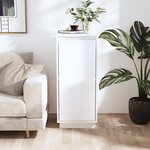 vidaXL Buffet Blanc 31 5x34x75 cm Bois massif de pin