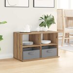 vidaXL Support de télévision 79 x 40 x 48 cm Chêne artisanal