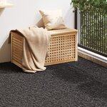 Gazon synthétique vidaXL Noir 1x10 m 40 mm