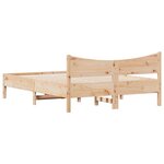 vidaXL Cadre de lit sans matelas 140x200 cm bois massif de pin