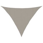 vidaXL Voile d'ombrage 160 g/m² triangulaire 3 5x3 5x4 9 m PEHD